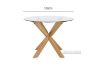 Picture of POLO Glass 100/120 Round Dining Table