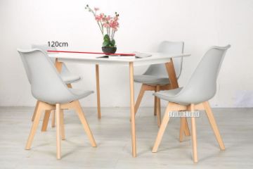 Picture of EFRON 5PC Dining Set (Grey) -  1.2M Table