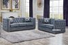 Picture of ZION 3+2 Crystal Button Tufted Sofa Range *Grey