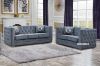 Picture of ZION 3+2 Crystal Button Tufted Sofa Range (Grey)