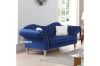 Picture of WILSHIRE 3/2 Seater Crystal Button Tufted Velvet Sofa Range (Blue)