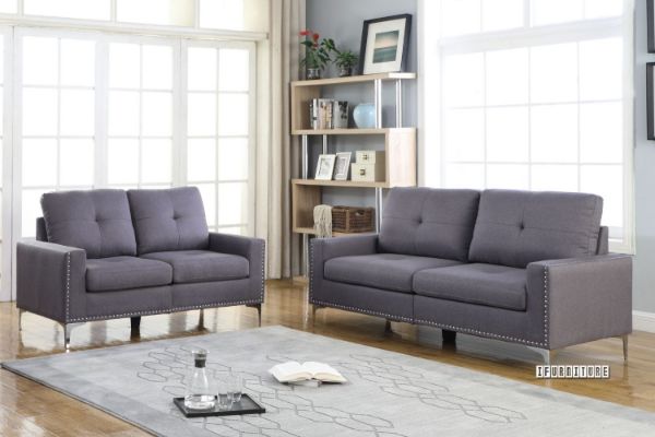 Picture of FELICITY Sofa (Grey) - 3+2 Sofa Set