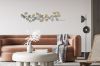 Picture of GINKGO Leaves Metal Wall Art (95cm x 25cm)