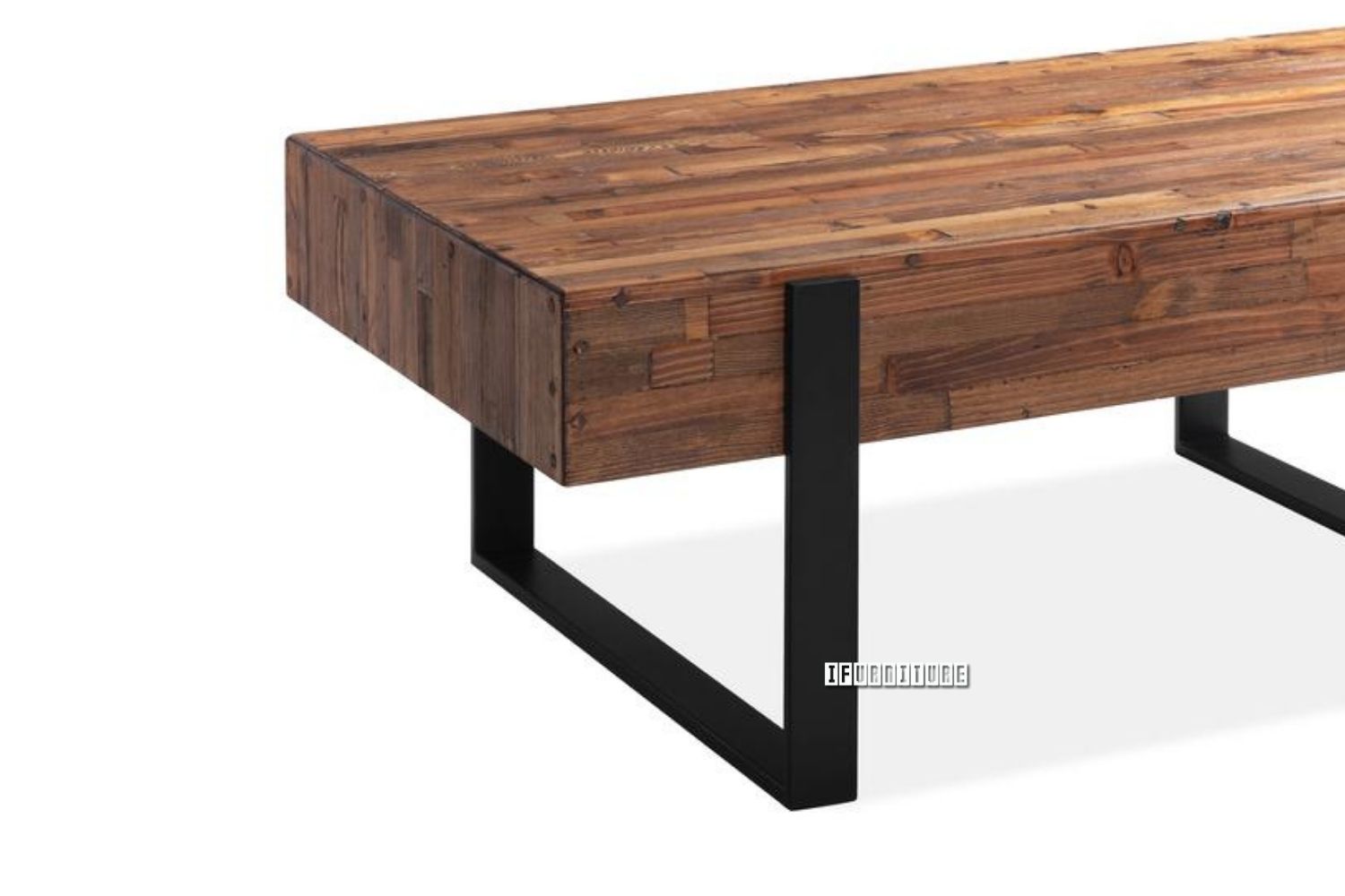 IRONBRIDGE 120 Coffee Table (Rustic Brown)