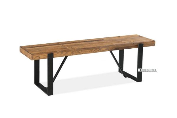 Picture of IRONBRIDGE 150/180 Dining Bench (Light Rustic Wooden)