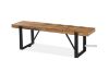 Picture of IRONBRIDGE 150/180 Dining Bench (Light Rustic Wooden)