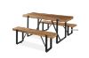 Picture of IRONBRIDGE 160/180 3PC Dining Set (Light Rustic)