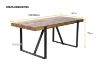 Picture of IRONBRIDGE 160/180 Dining Table *Light Rustic