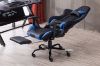 Picture of RACER Ergonomic Gaming Chair with Footrest (Blue)