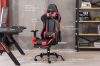 Picture of RACER Ergonomic Gaming Chair with Footrest (Red)