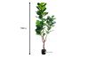Picture of ARTIFICIAL PLANT Thick Branch Fiddle Leaf (180cm)