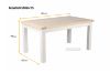 Picture of SICILY Dining Table (Solid Wood with Ash Top) - 1.5M