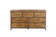Picture of KANSAS 7-Drawer Dresser with Mirror - Dresser Only