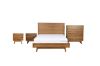 Picture of RETRO 4PC Oak Bedroom Combo in Queen/Super King Size (Maple Colour)