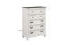 Picture of CHARLES 4PC/5PC/6PC Bedroom Combo in Queen/Super King Size (White & Grey)