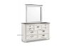 Picture of CHARLES 4PC/5PC/6PC Bedroom Combo in Queen/Super King Size (White & Grey)