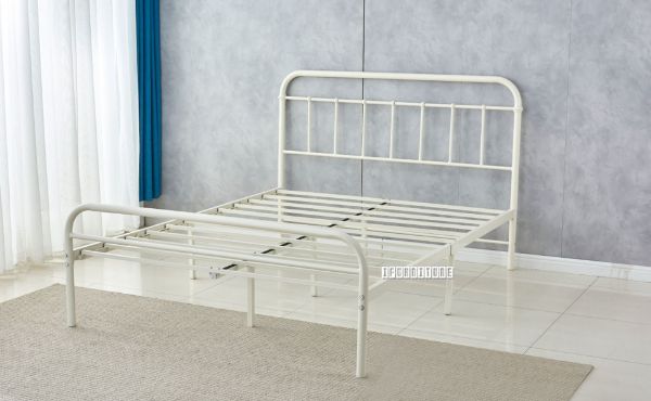 Picture of FLEMINGTON Steel Frame Bed Frame (White) - Single