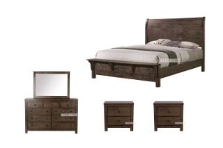 Picture of HEMSWORTH Bedroom Set - 5PC Combo (Queen)