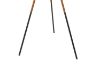 Picture of FLOOR LAMP 226 with Black Metal Tripod Legs and Leather Wrap