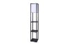 Picture of FLOOR LAMP 758 in Plastic Etagere (Black)