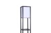 Picture of FLOOR LAMP 758 in Plastic Etagere (Black)