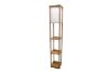 Picture of FLOOR LAMP 759 in Plastic Etagere (Wooden Finish)