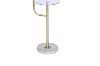 Picture of FLOOR LAMP 729 marble base with Round Glass End Table