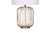 Picture of TABLE LAMP 734 with Metal Cage (Gold Finish)