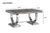 Picture of OPHELIA Marble Top Stainless Steel Legs Dining Table - 2.0M