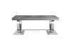 Picture of OPHELIA 130 Marble Top Stainless Steel Legs Coffee Table (Grey)