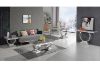 Picture of OPHELIA 130 Marble Top Stainless Steel Legs Coffee Table (Grey)