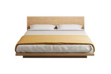 Picture of YORU Japanese Low Height Bed Frame in Queen/Super King Size (with Headboard)