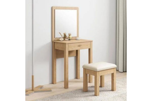 Picture of YORU Japanese Dressing Table with Mirror and Stool