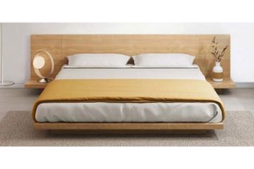 Picture of YORU 2PC/3PC Japanese Bed Frame Set (with Headboard)