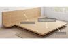Picture of YORU Japanese Bed Frame Set (with Headboard) - 3PC in Super King Size