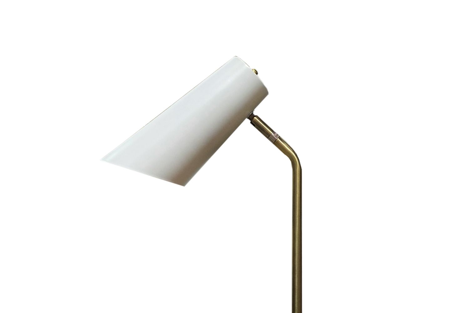 TABLE LAMP 738 (White & Gold Metal Colour)