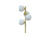 Picture of FLOOR LAMP 529 with Round White Shades (Gold)