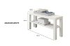 Picture of LUNA 90 TV Stand (White)