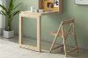 Picture of RYLER Wall Mounted Drop Down/Foldable Dining Table with Pushpin Board (Light Wooden Colour)