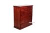 Picture of COTTAGE HILL 3PC/4PC/ Bedroom Combo in Queen Size Solid Pine (Wine Red Colour)