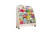 Picture of KAYLA Multiple Layers Children Storage Bookshelf with Wheels (White)