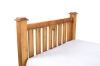 Picture of COTTAGE HILL Solid Pine Bed Frame in Queen Size (Antique Oak Colour)