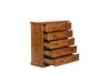 Picture of COTTAGE HILL Solid Pine 6-Drawer Tallboy (Antique Oak Colour)