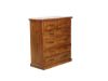 Picture of COTTAGE HILL Solid Pine Bedroom Combo in Queen Size (Antique Oak Colour) - 4PC Set