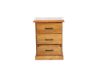 Picture of COTTAGE HILL Solid Pine Bedroom Combo in Queen Size (Antique Oak Colour) - 4PC Set