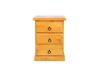 Picture of CANNINGTON Solid NZ Pine 3-Drawer Bedside Table (Maple Colour)