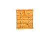 Picture of CANNINGTON Solid NZ Pine 3PC/4PC Bedroom Combo in Queen Size (Maple Colour)