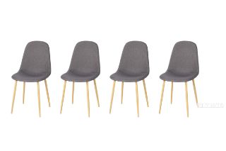 Picture of OSLO Fabric Dining Chair (Dark Grey) -  4 Chairs in 1 Carton 