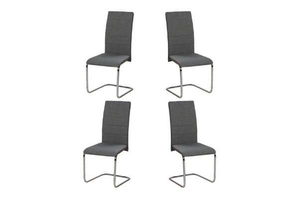 Picture of LAURENS Dining Chair (Dark Grey) -  4 Chairs in 1 Carton