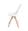 Picture of EIFFEL Beechwood Legs PU Seat Dining Chair (White) - Set of 4